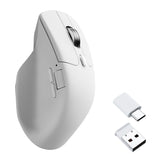 Keychron M6SB72 1K Wireless Mouse (BT/2.4GHZ/WIRED) With Huano Silent Micro Switch And Premium Wheel White