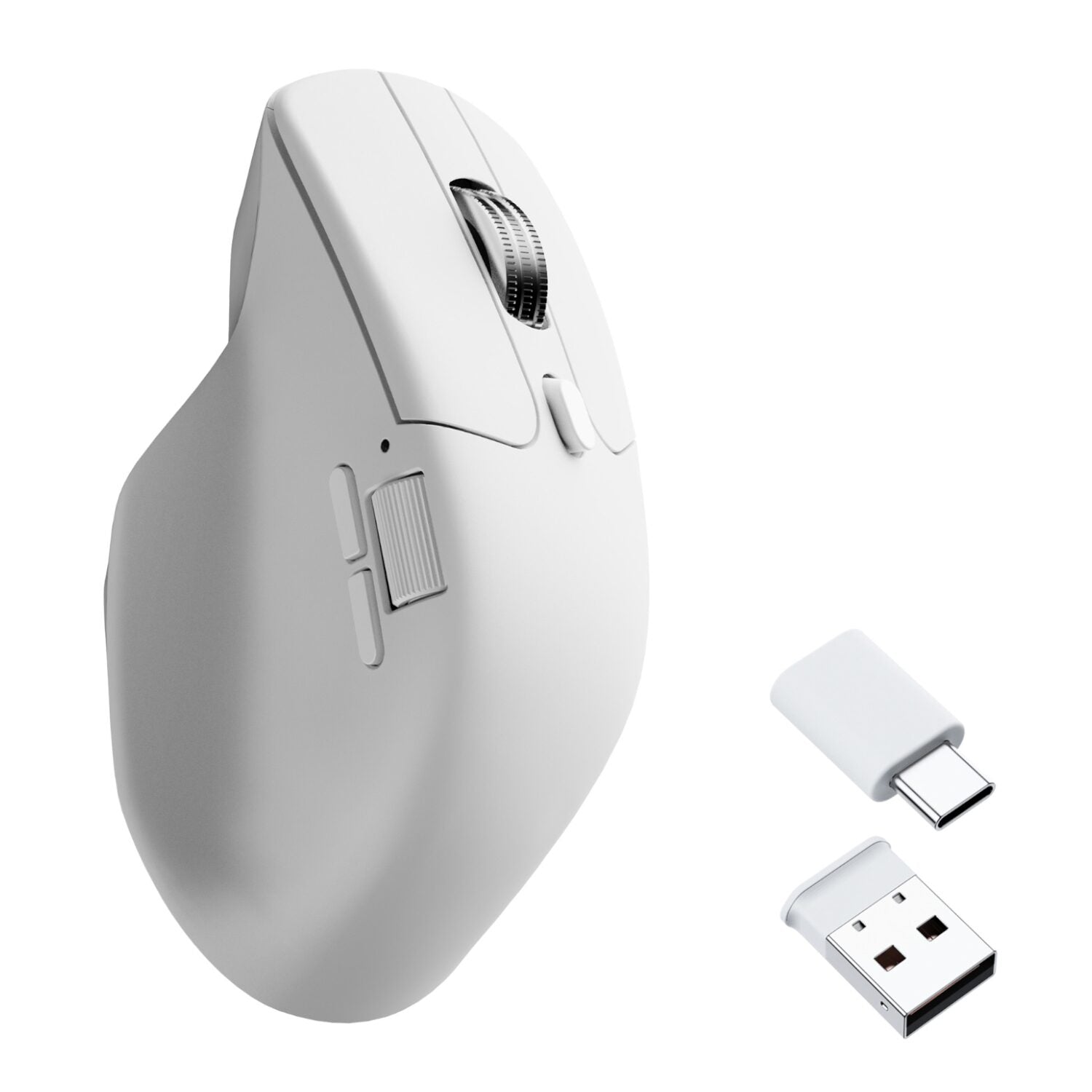 Keychron M6SB72 1K Wireless Mouse (BT/2.4GHZ/WIRED) With Huano Silent Micro Switch And Premium Wheel White