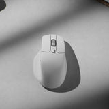 Keychron M6SB72 1K Wireless Mouse (BT/2.4GHZ/WIRED) With Huano Silent Micro Switch And Premium Wheel White image 2
