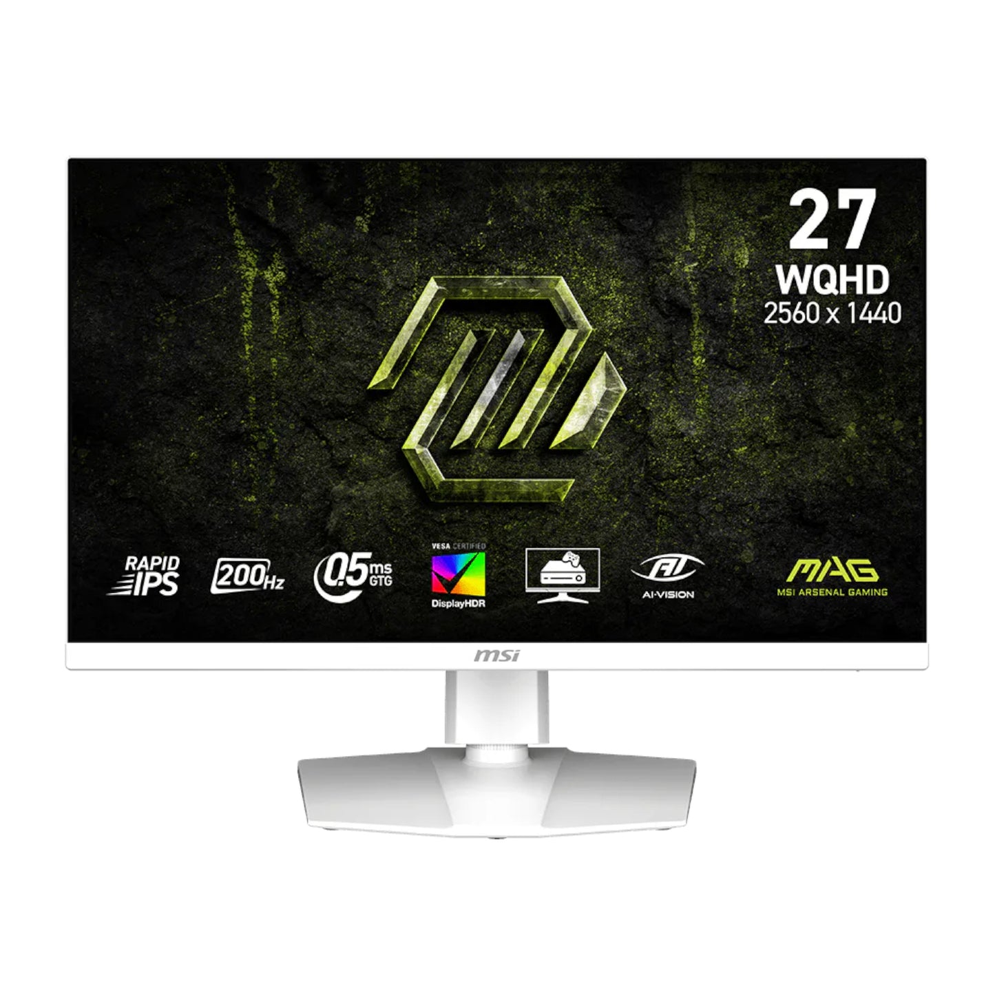 Msi 27" WQHD 200HZ IPS Gaming Monitor White