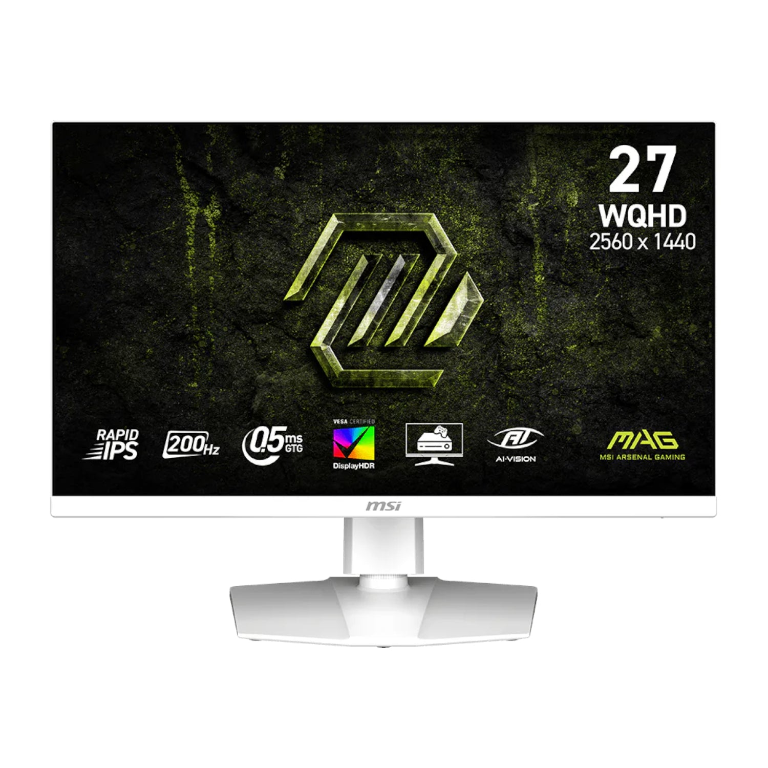 Msi 27" WQHD 200HZ IPS Gaming Monitor White