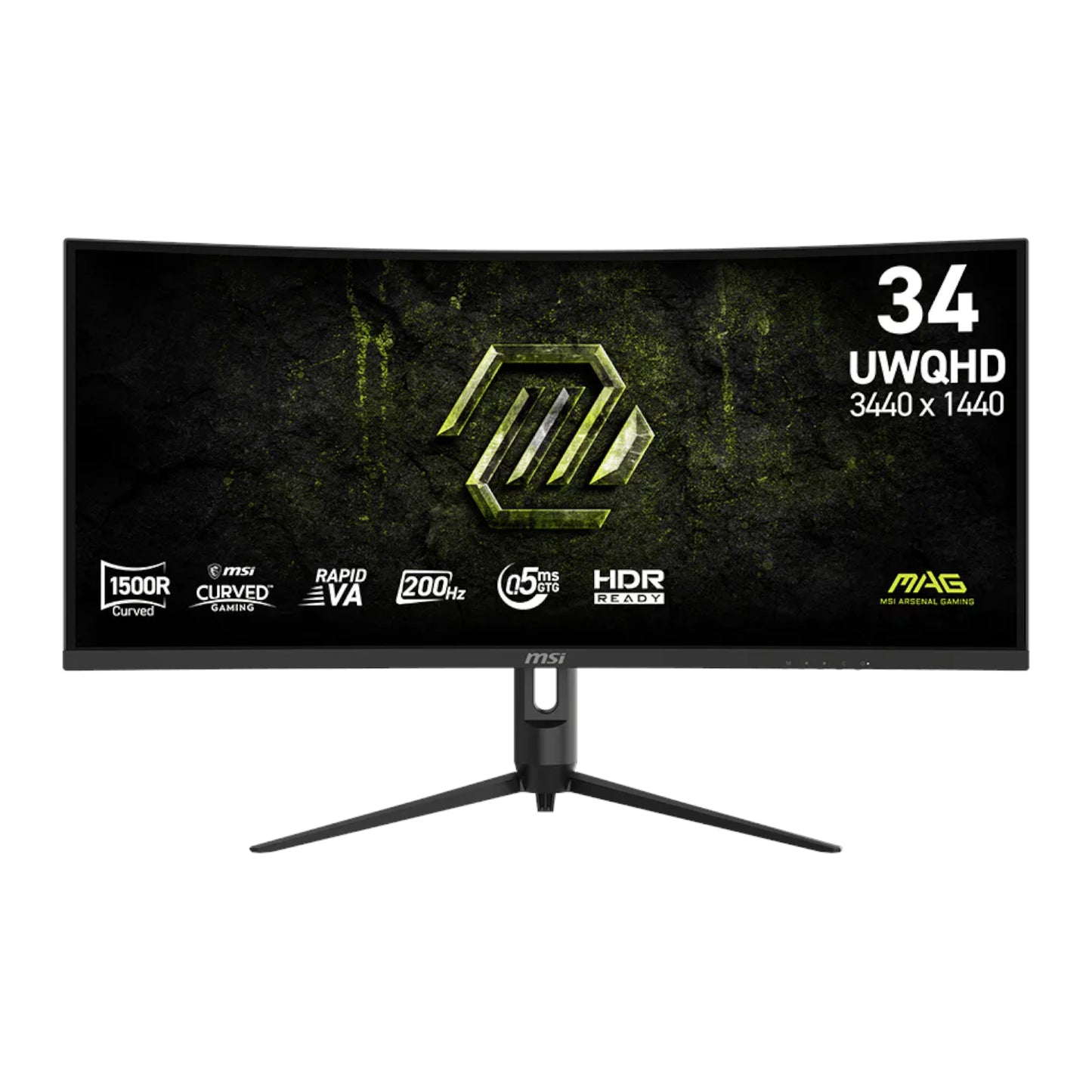 Msi 34" Uwqhd 200HZ Va Curved Gaming Monitor