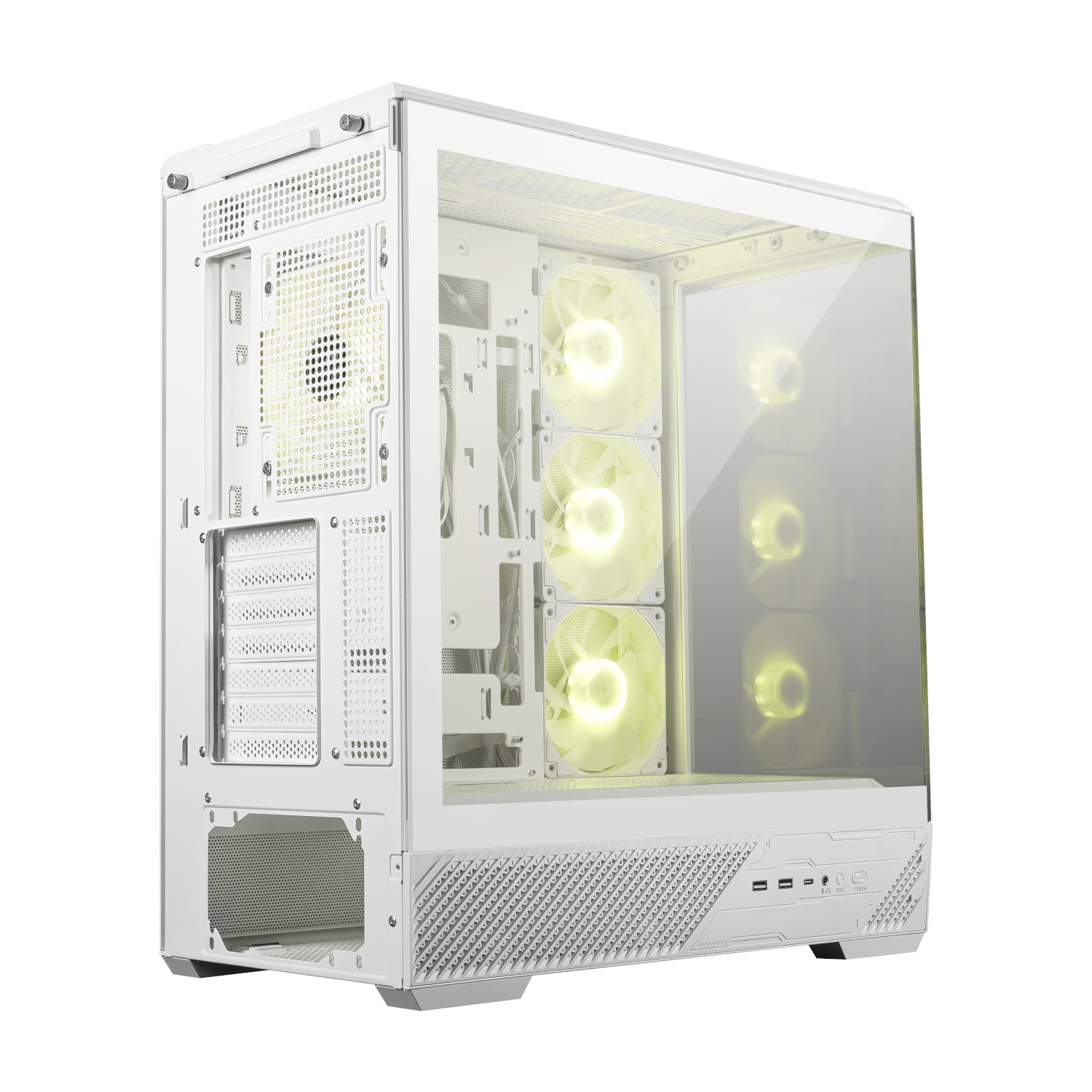 Msi Mag Pano 130R Pz ATX Gaming Chassis White image 3
