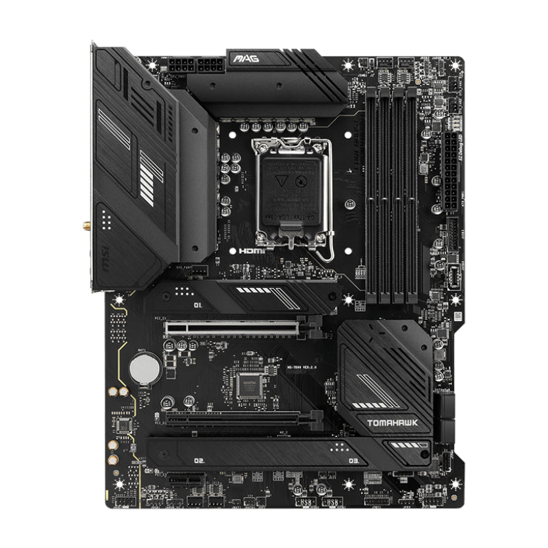 Msi Mag B760 Tomahawk WIFI DDR5 INTEL LGA1700 ATX Gaming Motherboard image 2