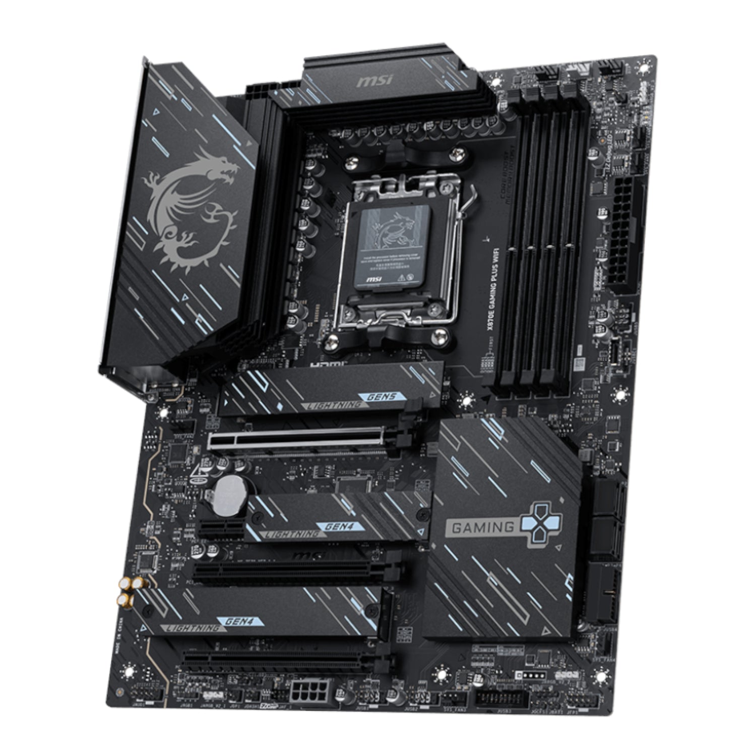 Msi X870E Gaming Plus WIFI AM5 ATX Gaming Motherboard image 3