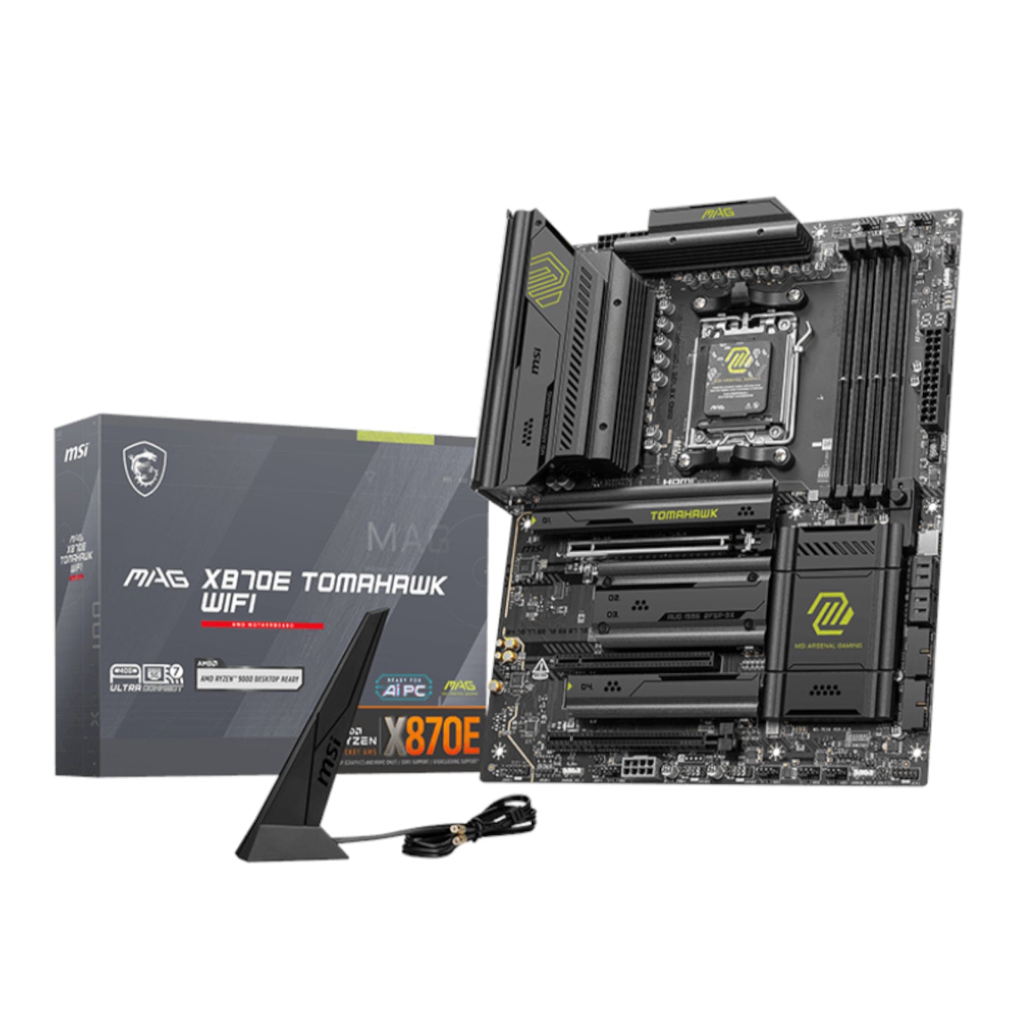 Msi Mag X870E Tomahawk WIFI AM5 ATX DDR5 Gaming Motherboard