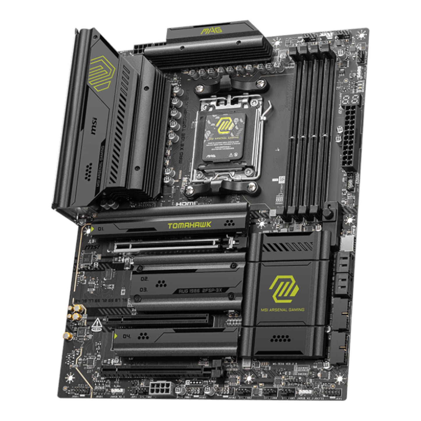 Msi Mag X870E Tomahawk WIFI AM5 ATX DDR5 Gaming Motherboard image 4