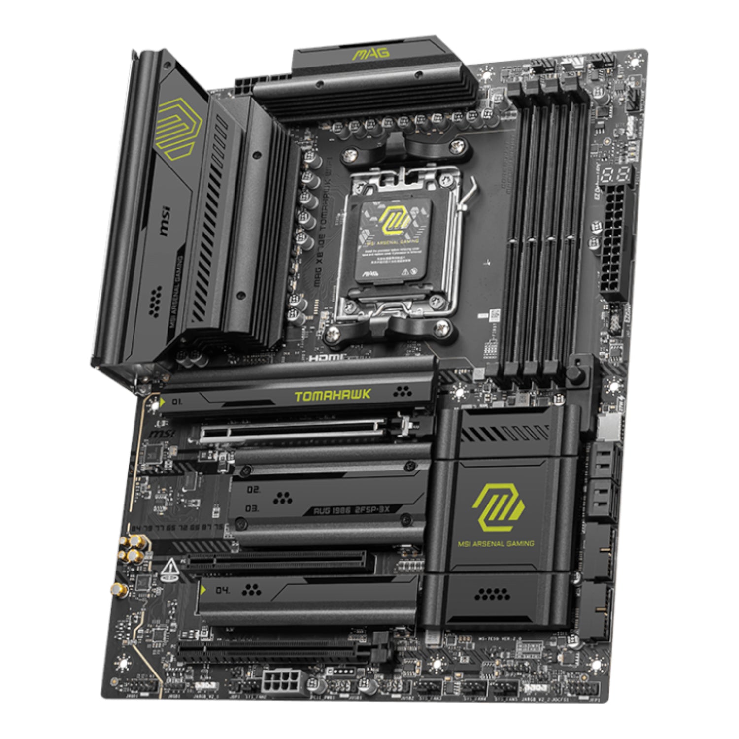 Msi Mag X870E Tomahawk WIFI AM5 ATX DDR5 Gaming Motherboard image 4
