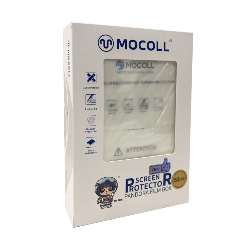 Mocoll Recovery Film Screen Protector Pandora Film Box 50 Pack Clear