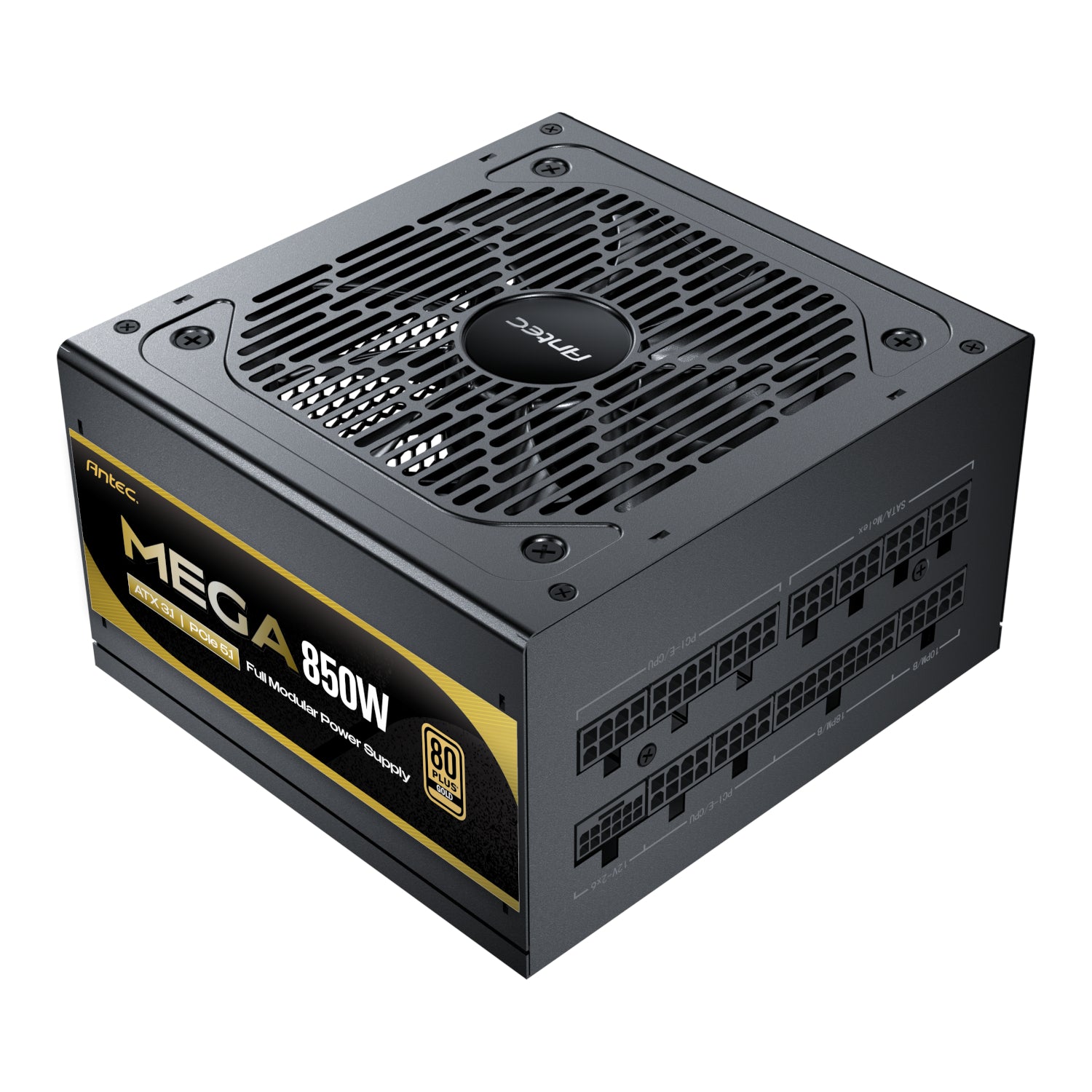 Antec Mega 850W 80 Plus Gold ATX3.1 PCIE 5.1 Fully Modular Power Supply image 2