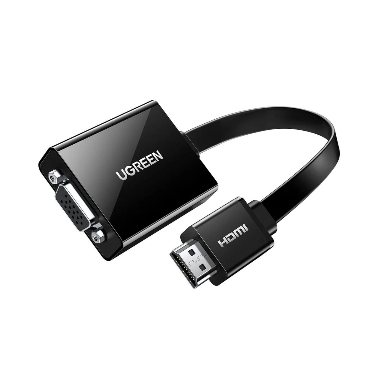 Ugreen HDMI To VGA Adapter, With 3.5MM Audio And Power Port Black