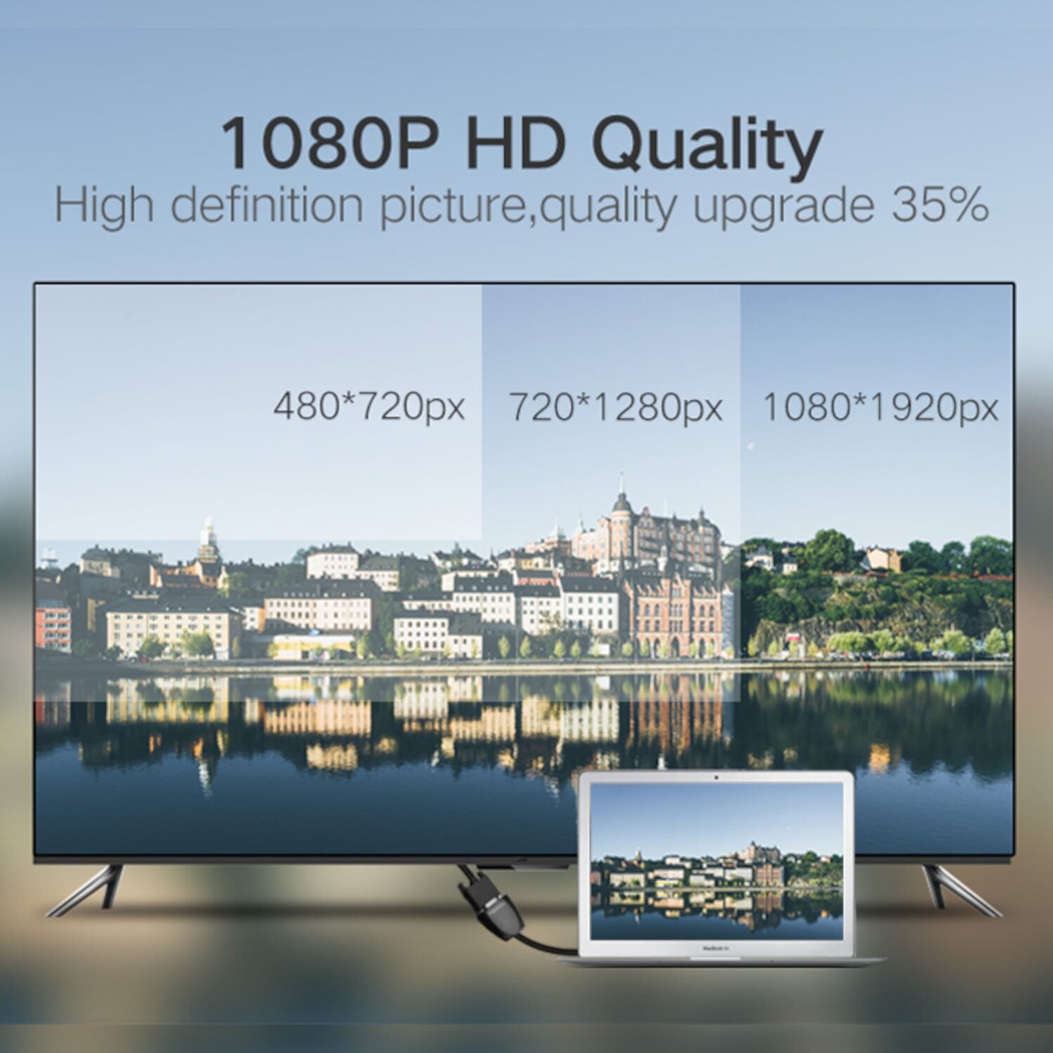 Ugreen HDMI To VGA Converter, 1080P Video Adapter Black image 4