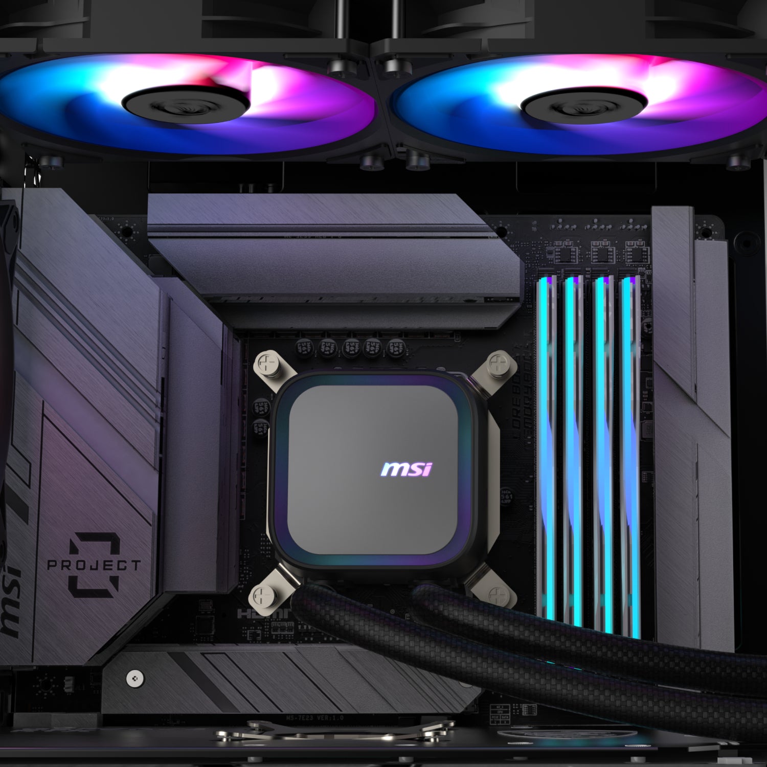 Msi Mag Coreliquid A13 240 Aio Liquid CPU Cooler Black image 4
