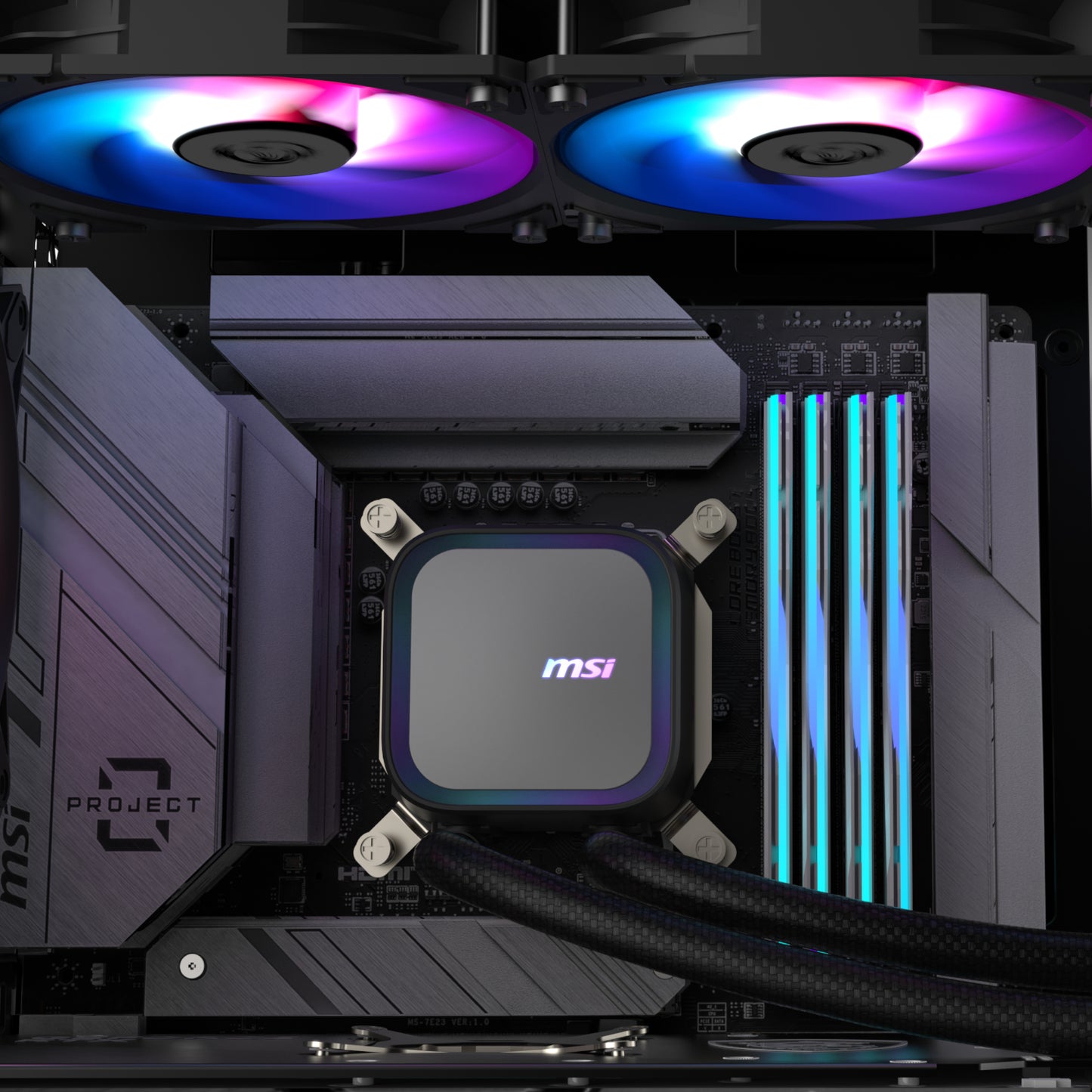 Msi Mag Coreliquid A13 240 Aio Liquid CPU Cooler Black image 4