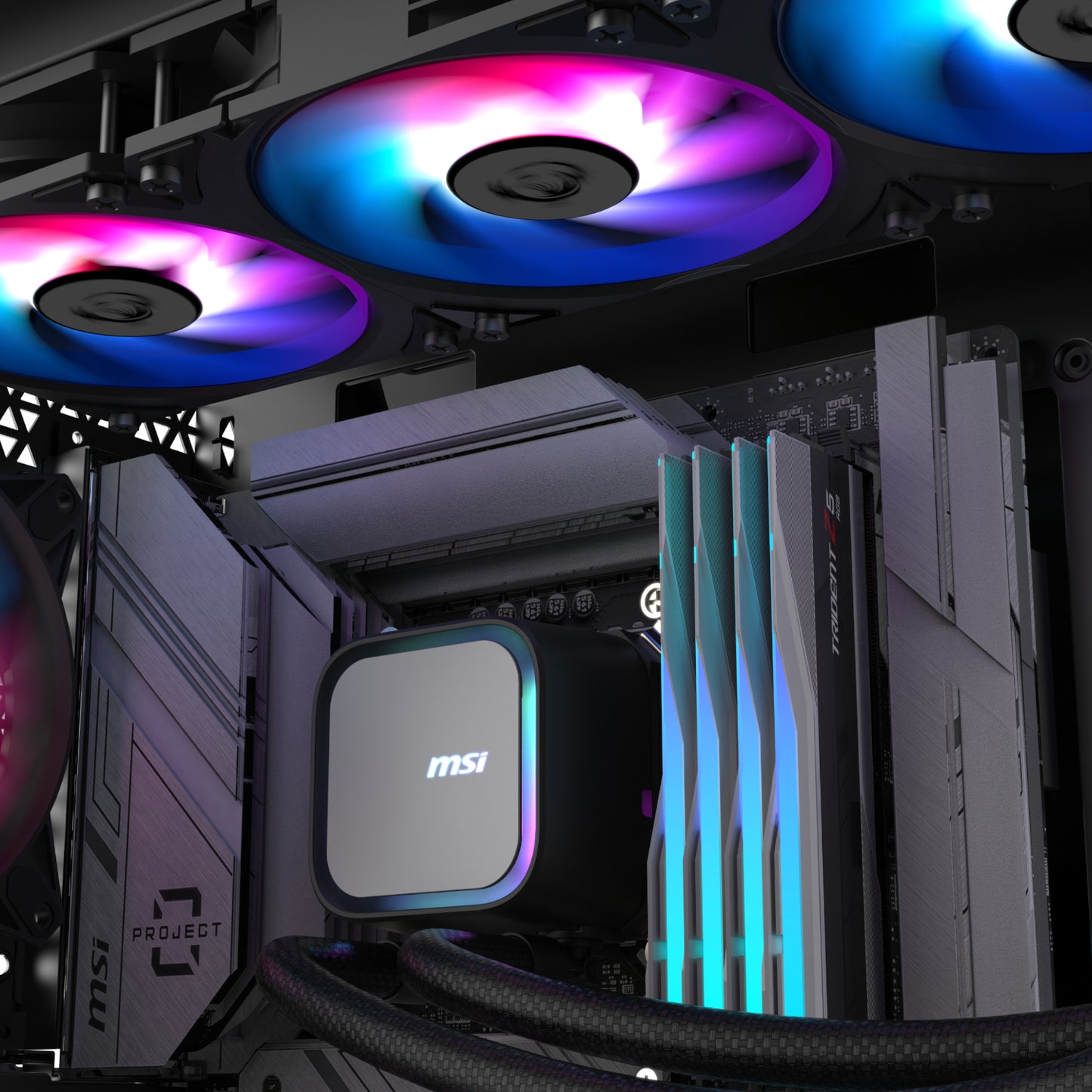 Msi Mag Coreliquid A13 360 Aio Liquid CPU Cooler Black image 5