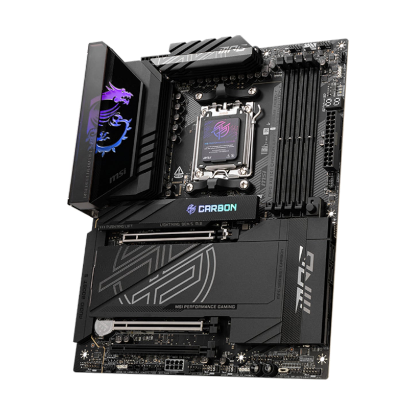 Msi Mag X870E Carbon WIFI ATX Motherboard image 3