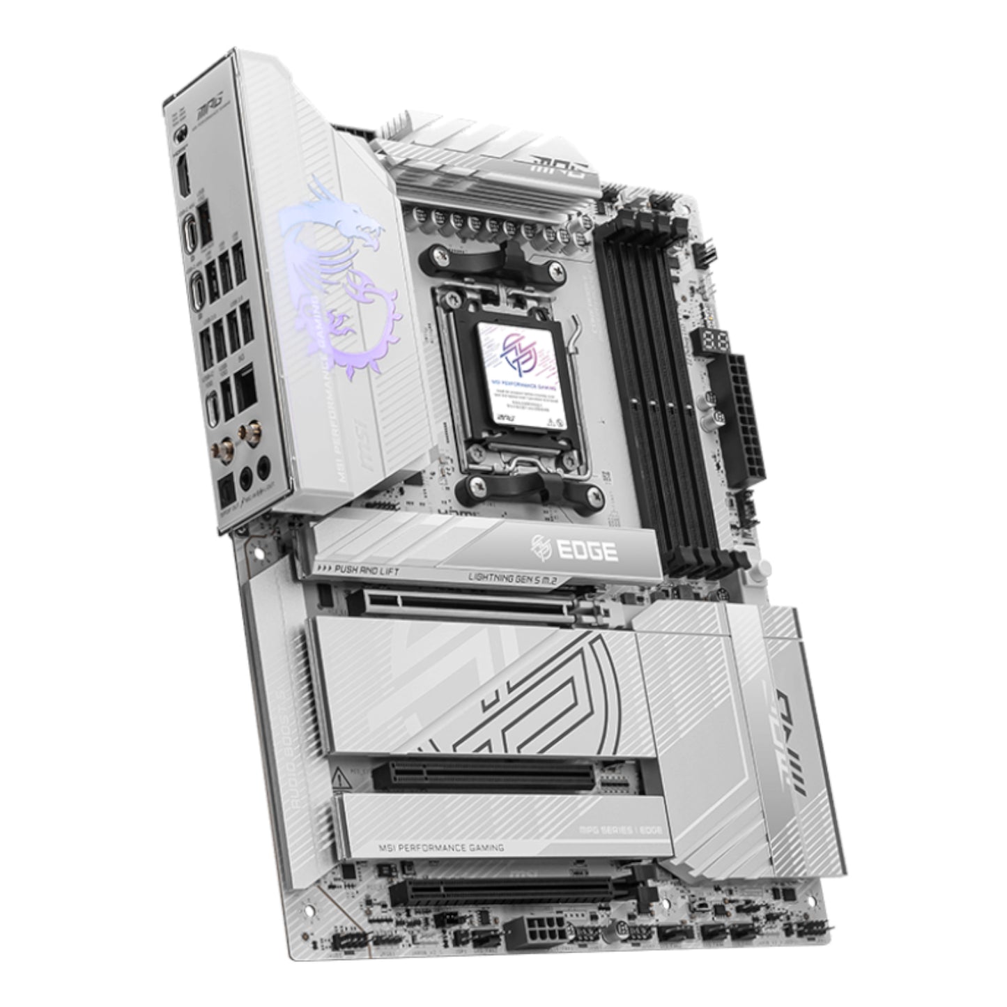 Msi Mpg X870E Edge Ti WIFI AM5 ATX DDR5 Gaming Motherboard image 3