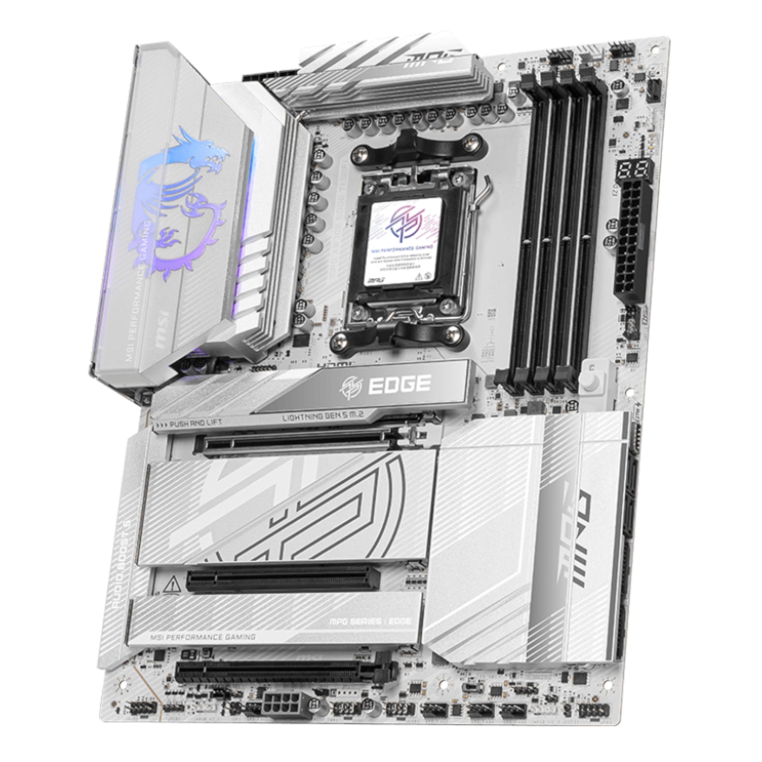 Msi Mpg X870E Edge Ti WIFI AM5 ATX DDR5 Gaming Motherboard image 4