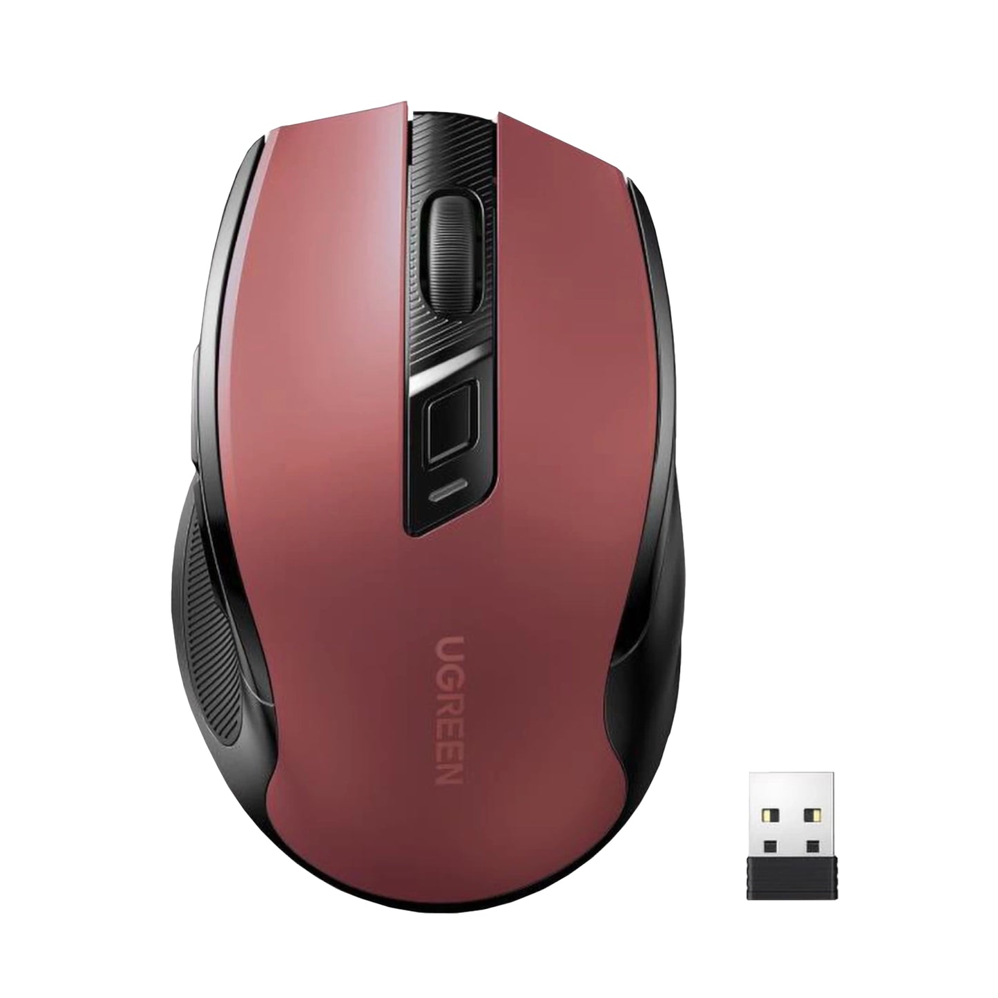 Ugreen MU006 2.4GHZ Wireless Optical Mouse Red