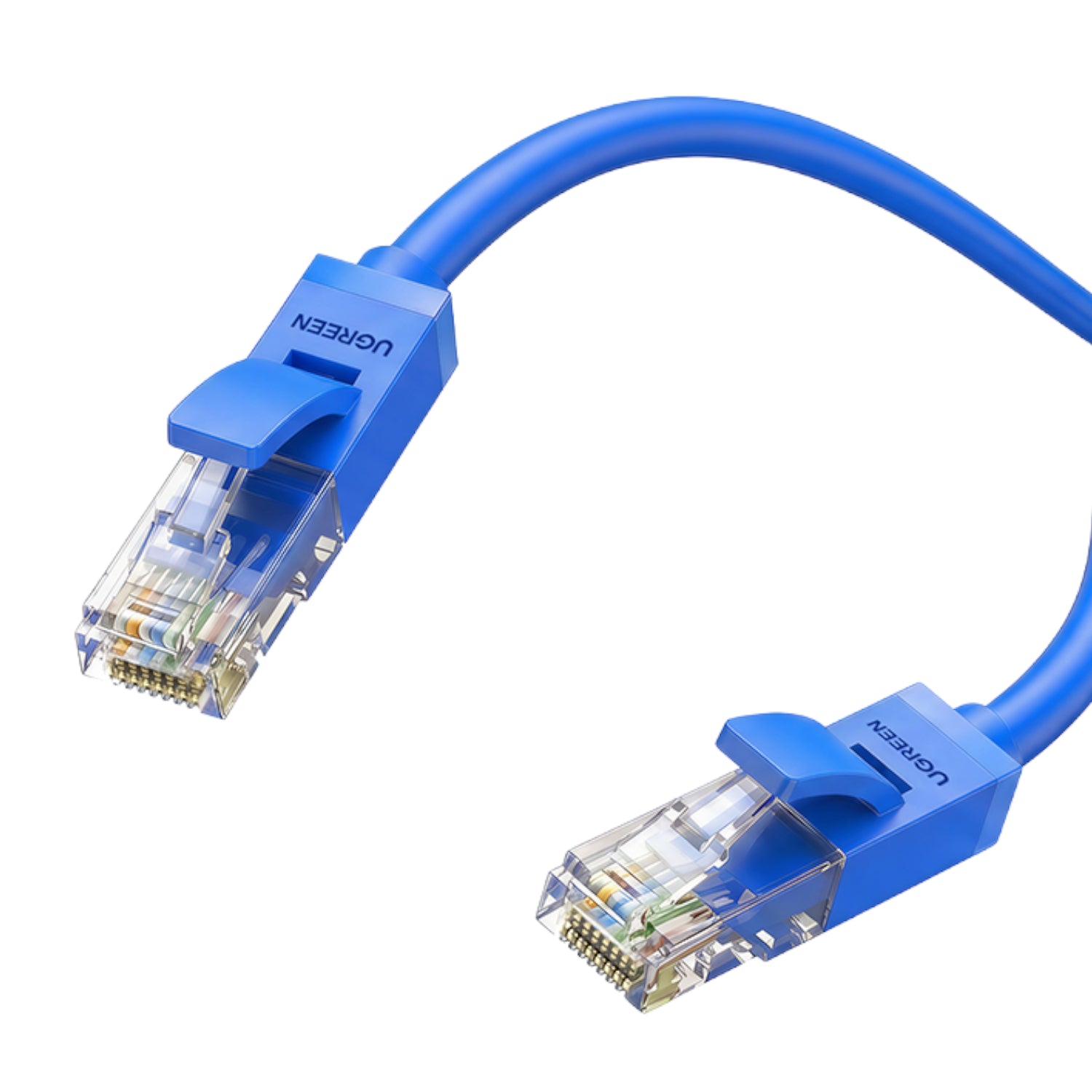 Ugreen RJ45 CAT6 2M LAN Network Cable – (1GBPS, 250MHZ) – Blue image 2