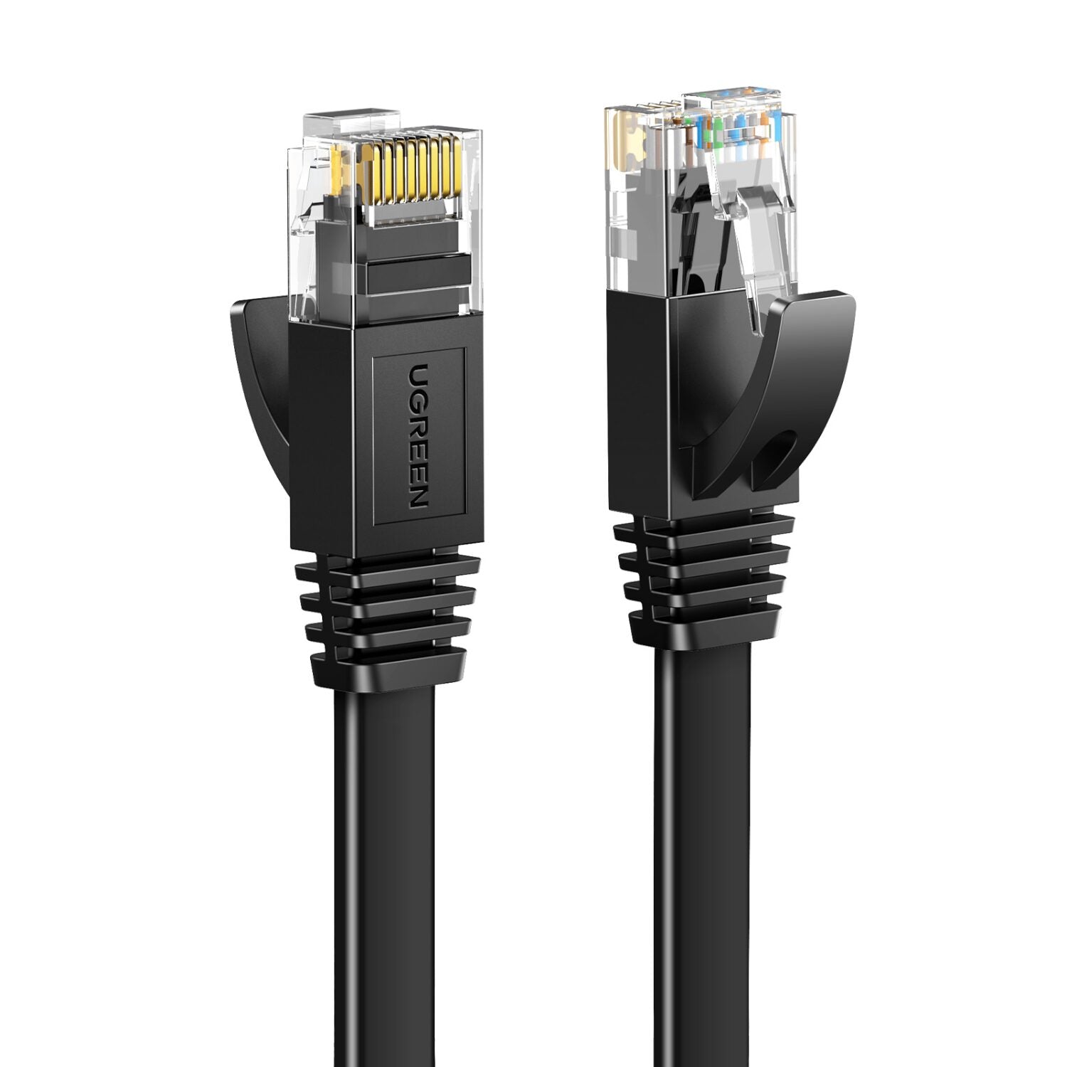 Ugreen NW102 CAT6 U/Utp Flat Ethernet Cable 1M Black image 2