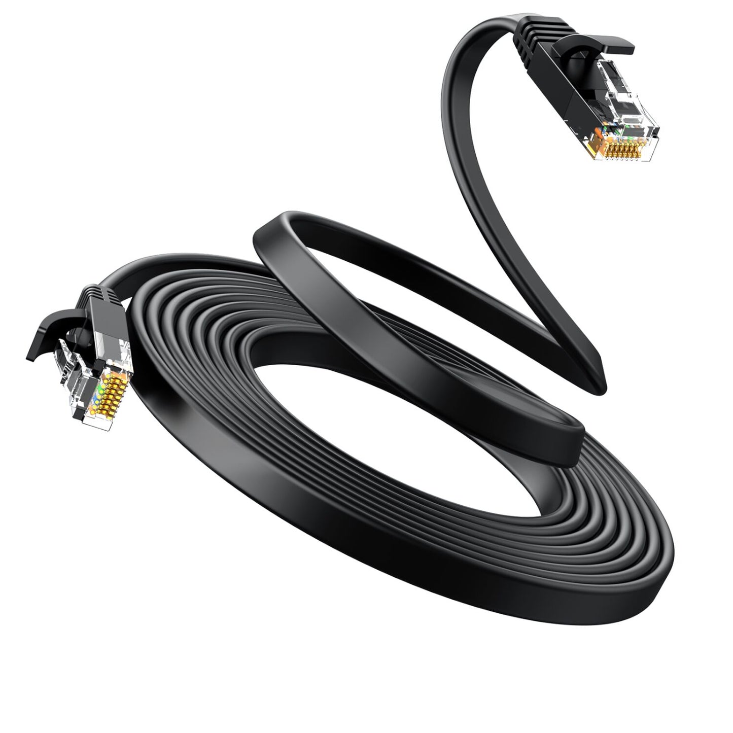 Ugreen NW102 CAT6 U/Utp Flat Ethernet Cable 5M Black image 3