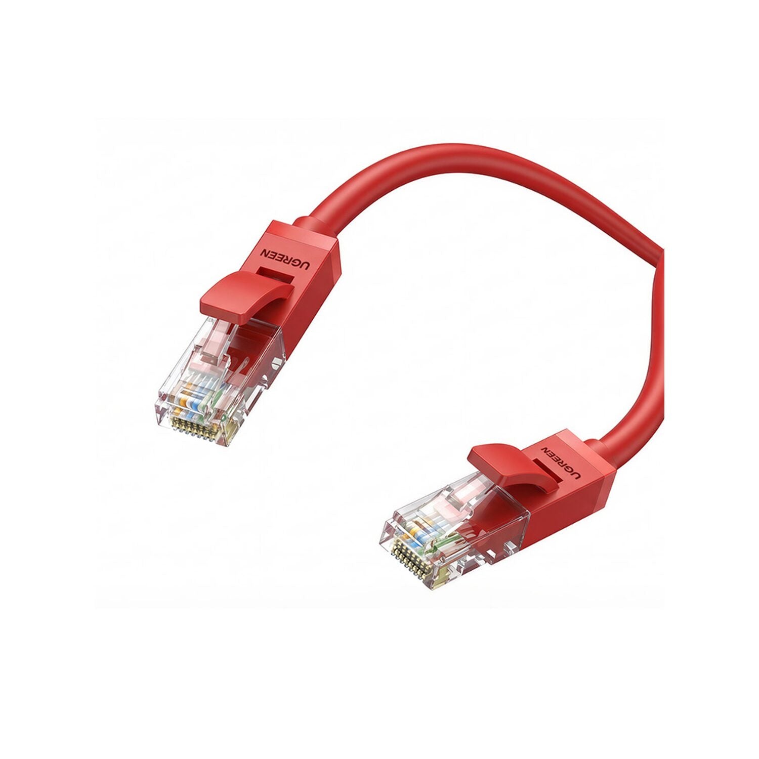 Ugreen CAT6 Utp Flat Ethernet Cable 2M Red image 2