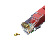 Ugreen RJ45 CAT6 Ethernet 0.5M LAN Network Cable -Red (1GBPS, 250MHZ) image 4