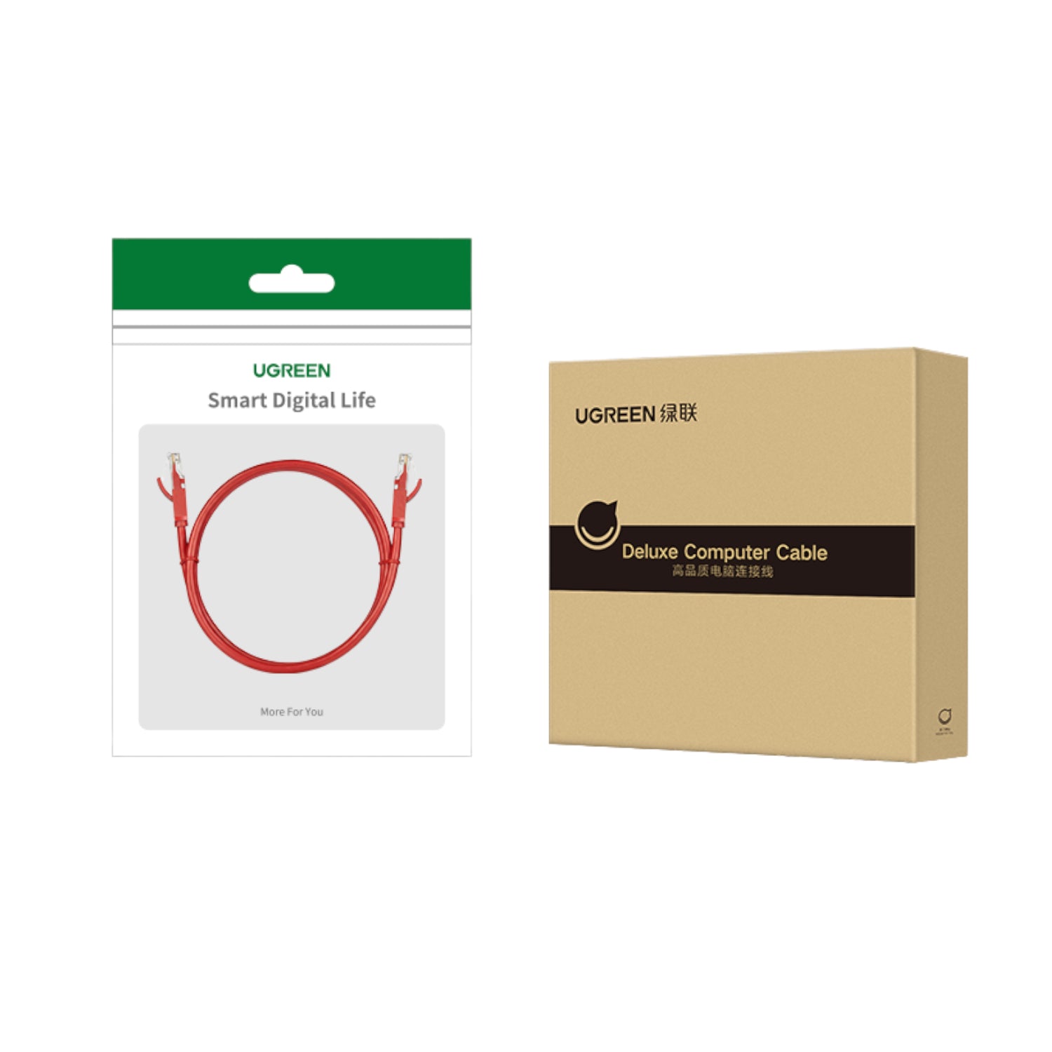 Ugreen RJ45 CAT6 Ethernet 0.5M LAN Network Cable -Red (1GBPS, 250MHZ) image 5