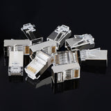 Ugreen NW111 RJ45 CAT6 Ethernet Network Head 100 Pack Silver/Transparent image 5