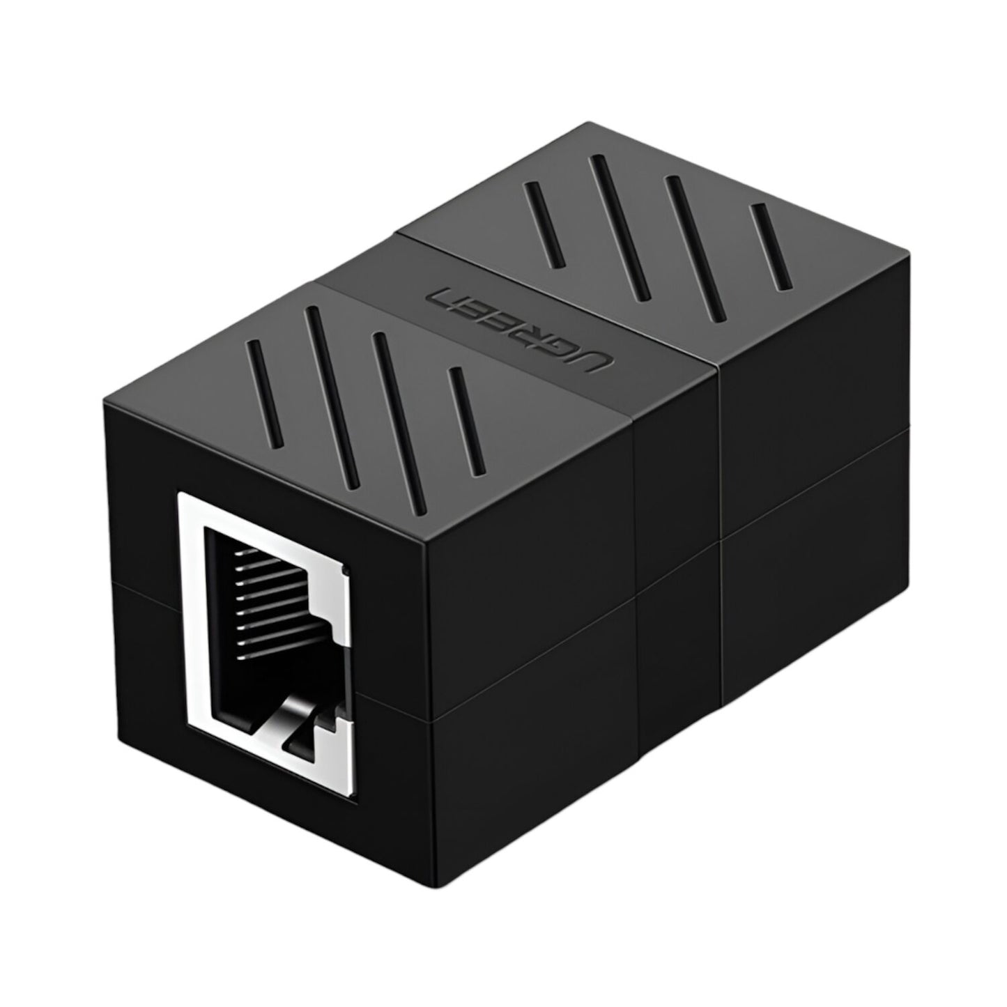 Ugreen RJ45 1GBPS Ethernet Cable Extender Adapter Black image 2