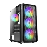 Antec NX292 ATX | Micro-Atx | ITX ARGB Mid-Tower Gaming Chassis Black