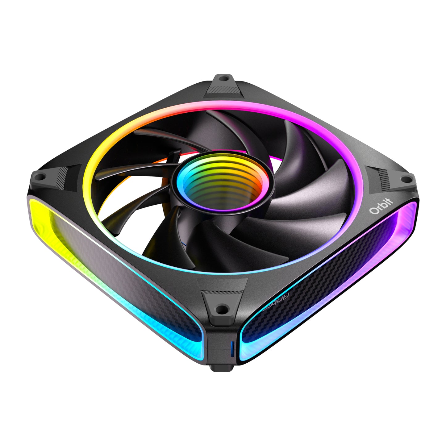 Antec Orbit PWM 120MM ARGB Fan 3 Pack Black image 5