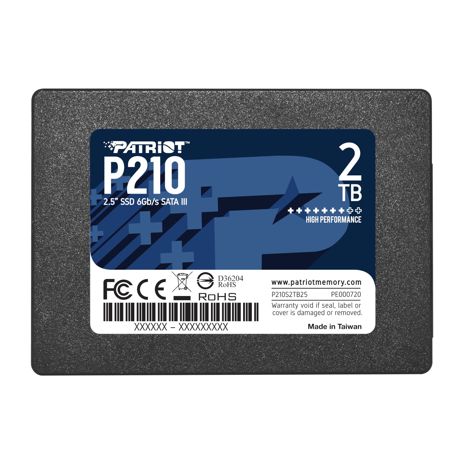 Patriot P210 2TB 2.5 Inch Sataiii SSD