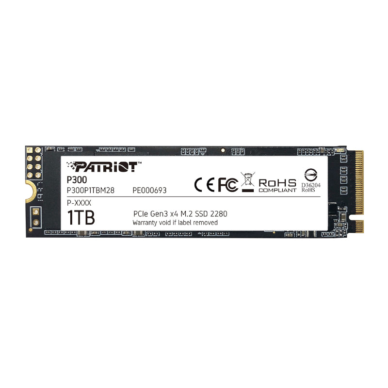 Patriot P300 1TB M.2 PCIE NVME SSD