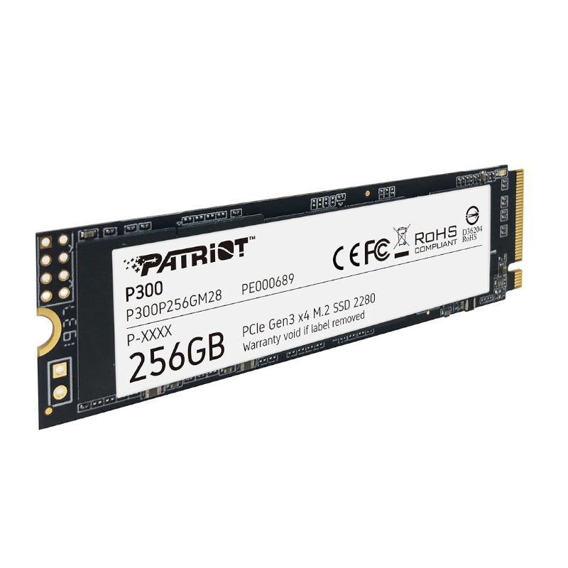 Patriot P300 256GB M.2 PCIE NVME SSD image 2