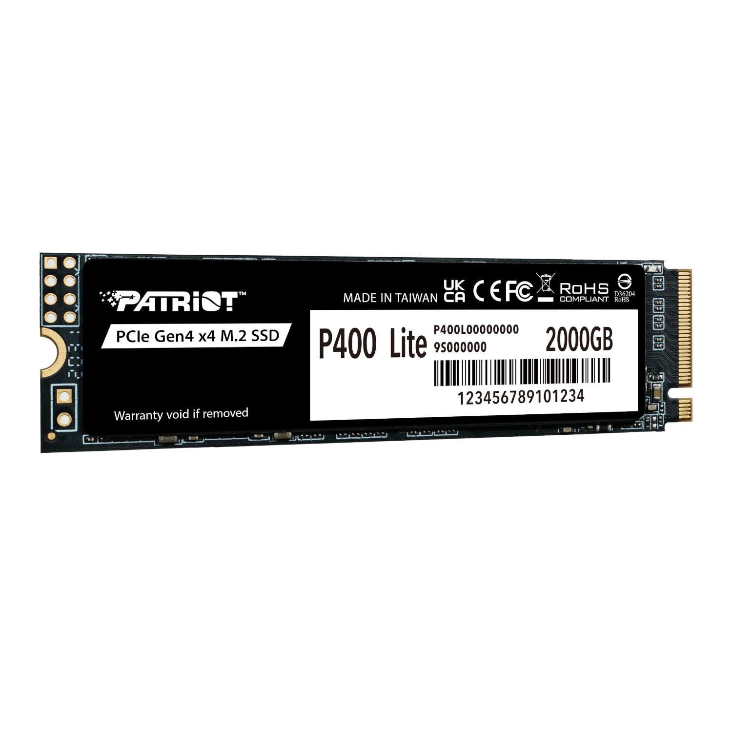 Patriot P400 Lite 2TB M.2 PCIE Gen 4 X4 NVME SSD image 2