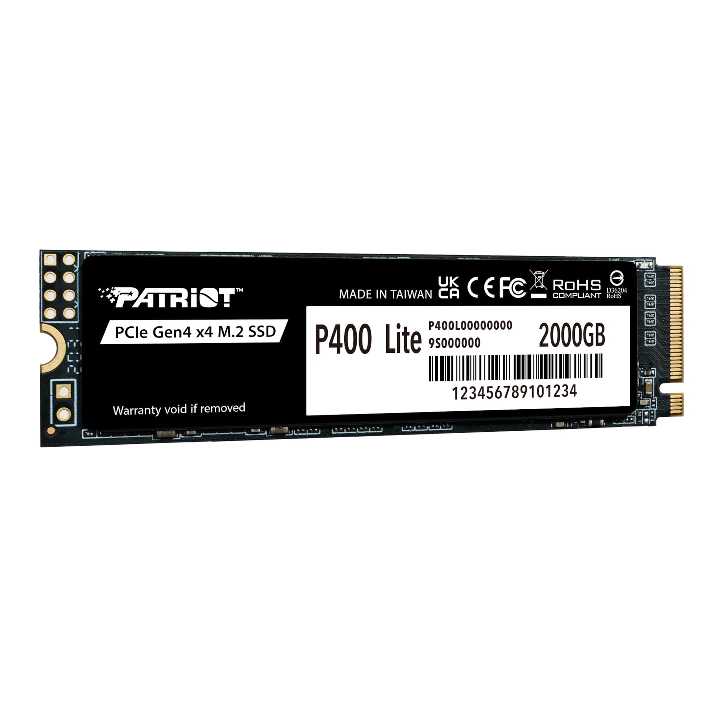 Patriot P400 Lite 2TB M.2 PCIE Gen 4 X4 NVME SSD image 2