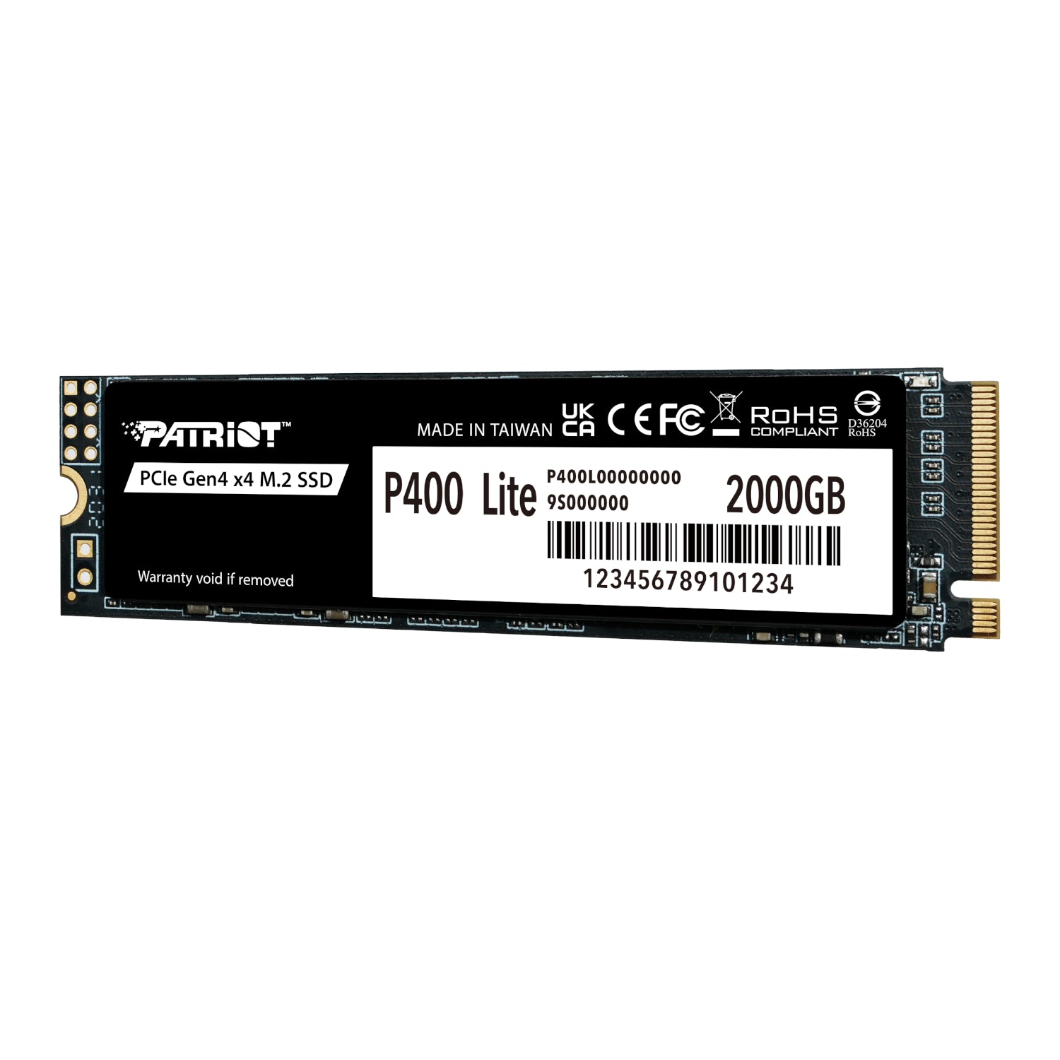 Patriot P400 Lite 2TB M.2 PCIE Gen 4 X4 NVME SSD image 3