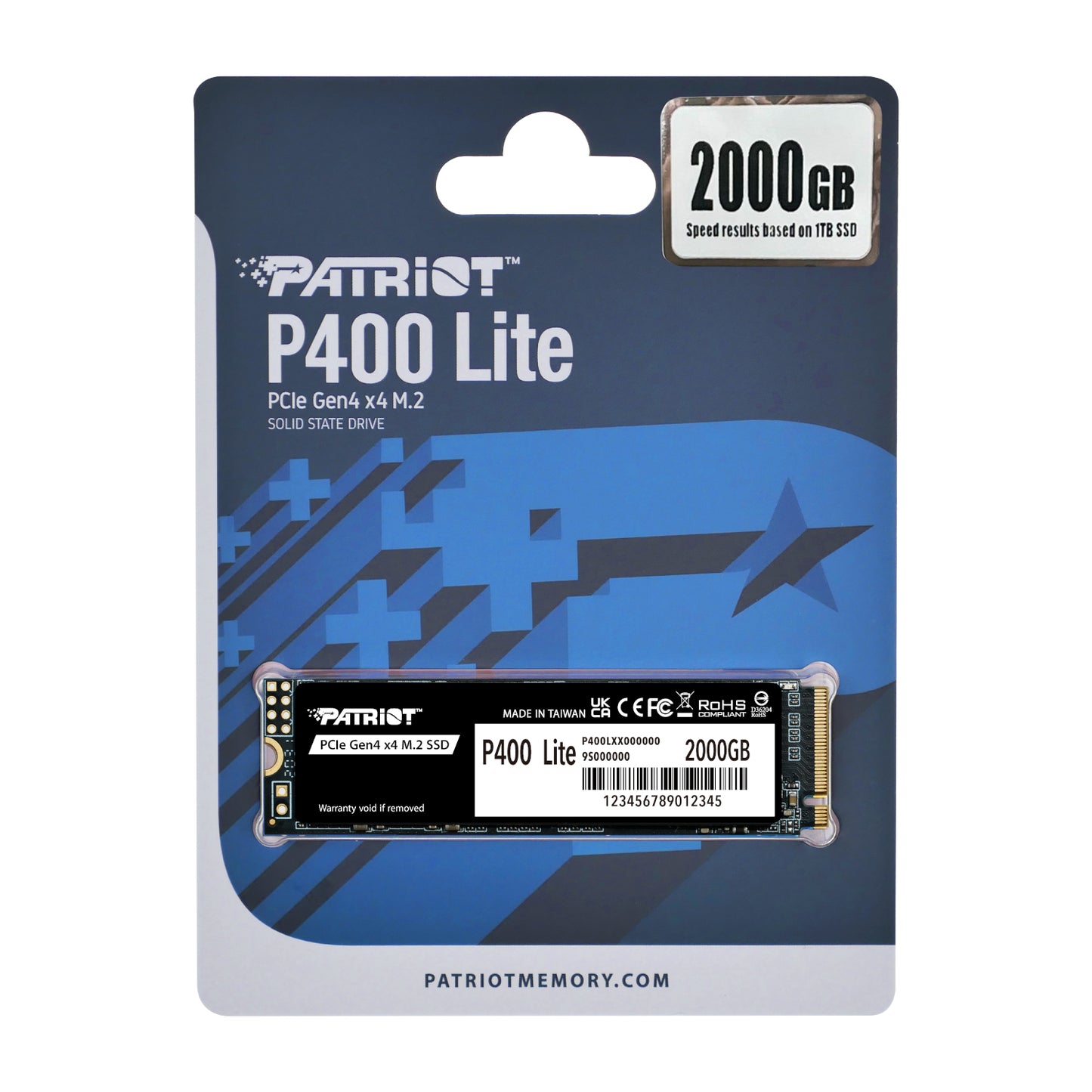 Patriot P400 Lite 2TB M.2 PCIE Gen 4 X4 NVME SSD image 4