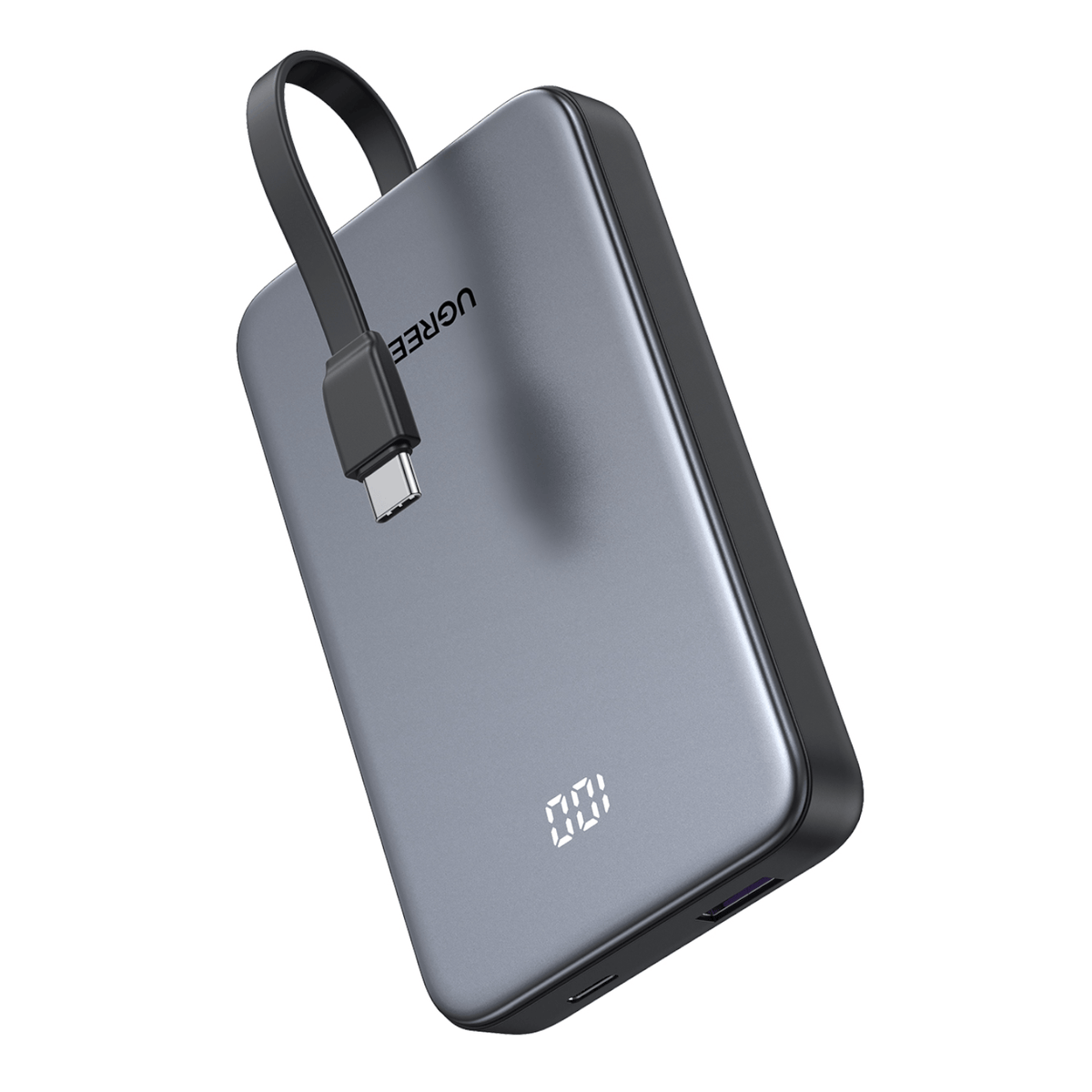 Ugreen 10000MAH 20W Power Bank With Built-In Cable image 2