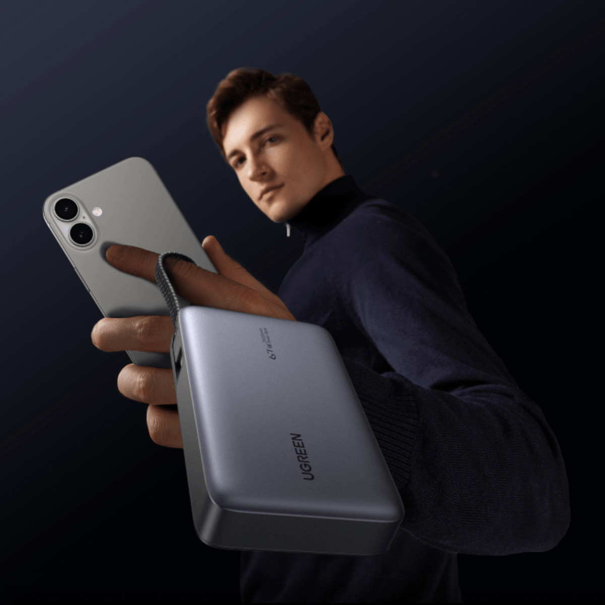 Ugreen 20000MAH 67W Nexode Power Bank With Built-In Cable image 2