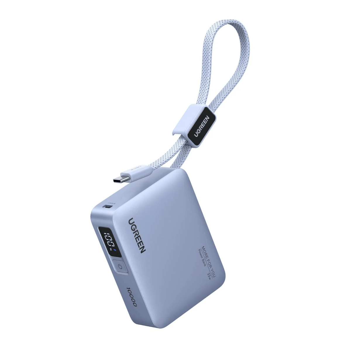 Ugreen Nexode 10000MAH 30W Power Bank With Built-In USB Type-C Cable image 2