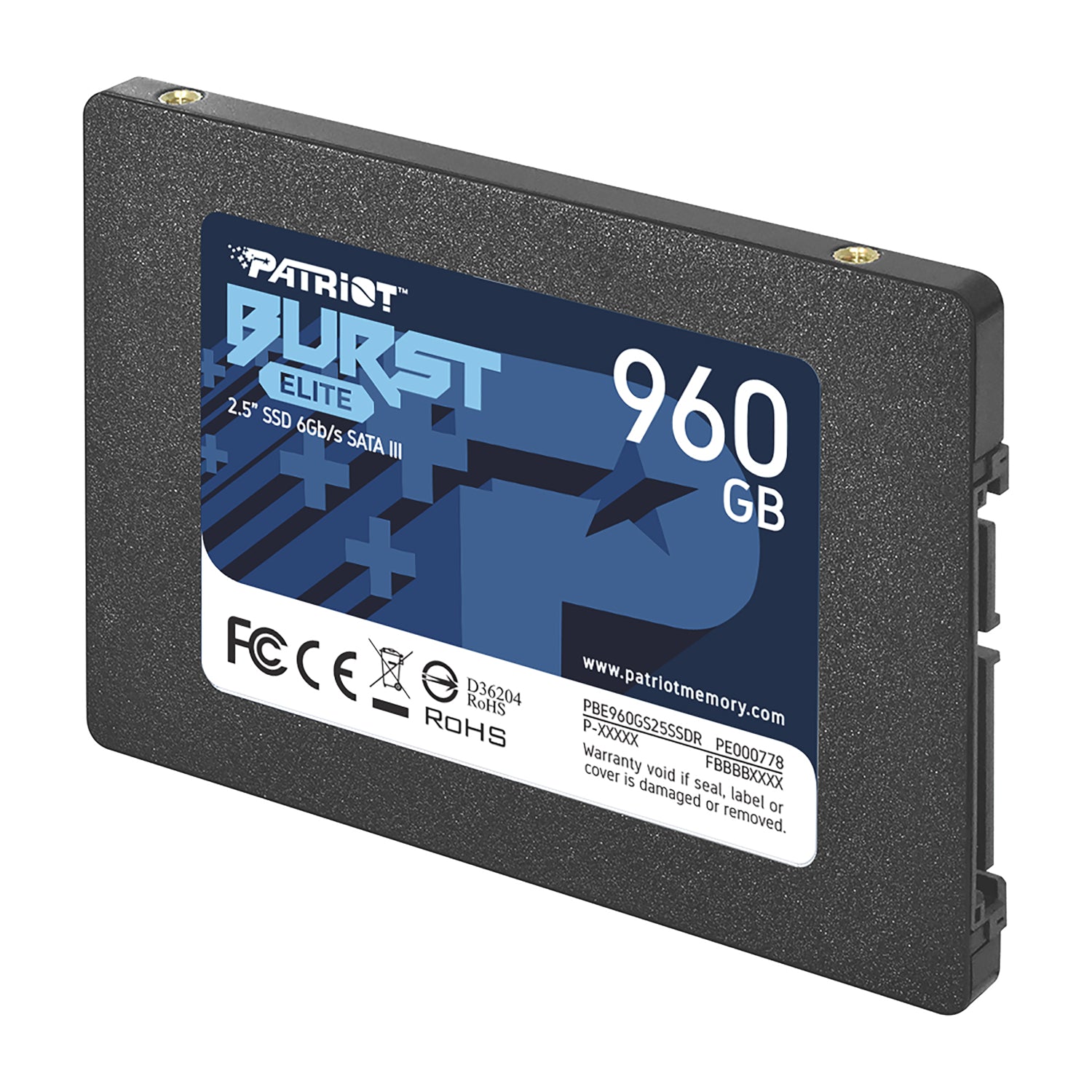 Patriot Burst Elite 960GB 2.5" SATA III SSD image 2