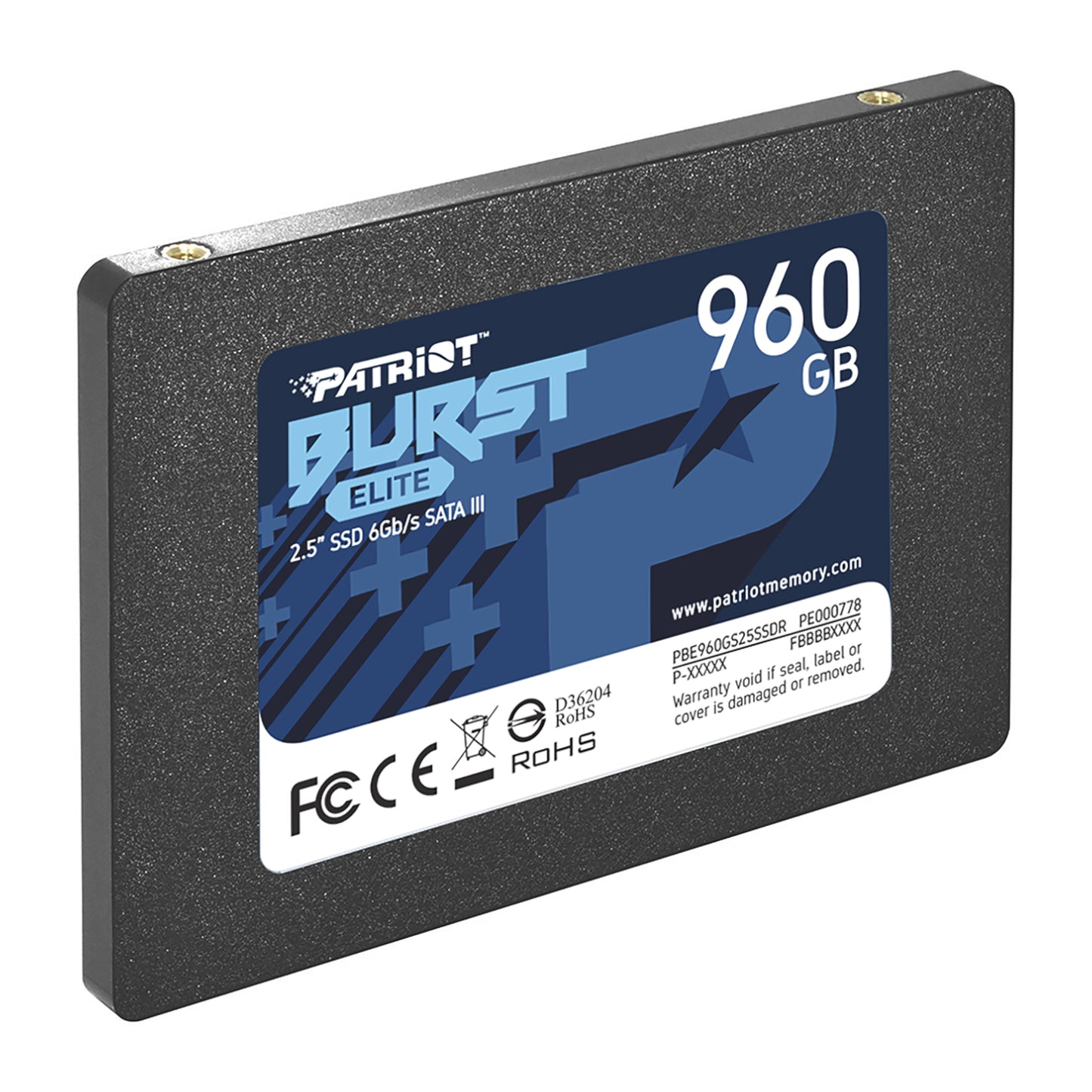 Patriot Burst Elite 960GB 2.5" SATA III SSD image 3