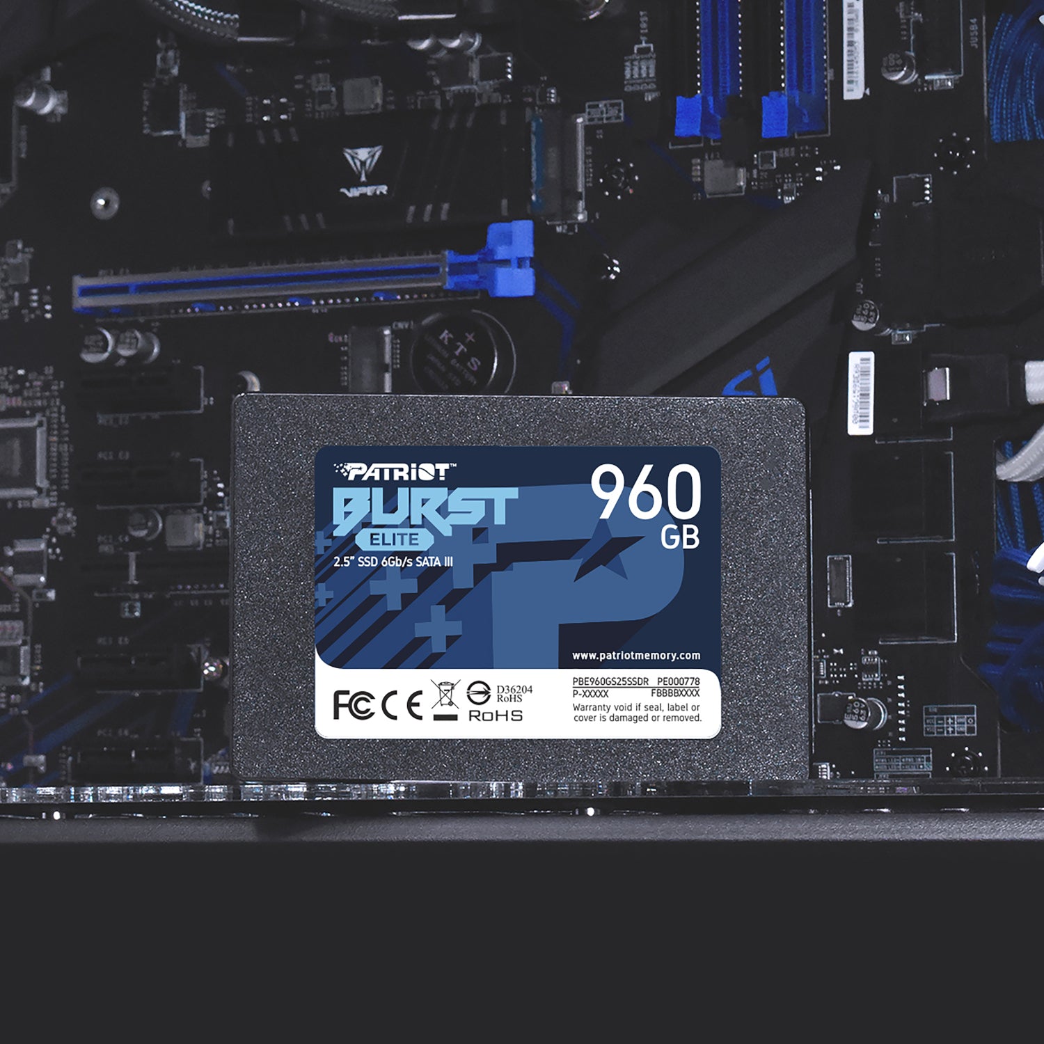 Patriot Burst Elite 960GB 2.5" SATA III SSD image 4
