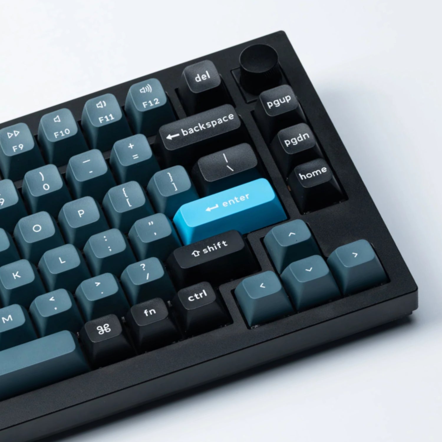 Keychron Double Shot Ksa Pbt Keycap Set Dark Grey/Grey/Blue image 4