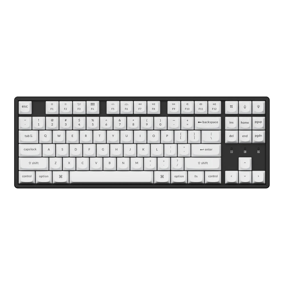 Keychron Double Shot Pbt Osa Full Keycap Set Black/White image 4