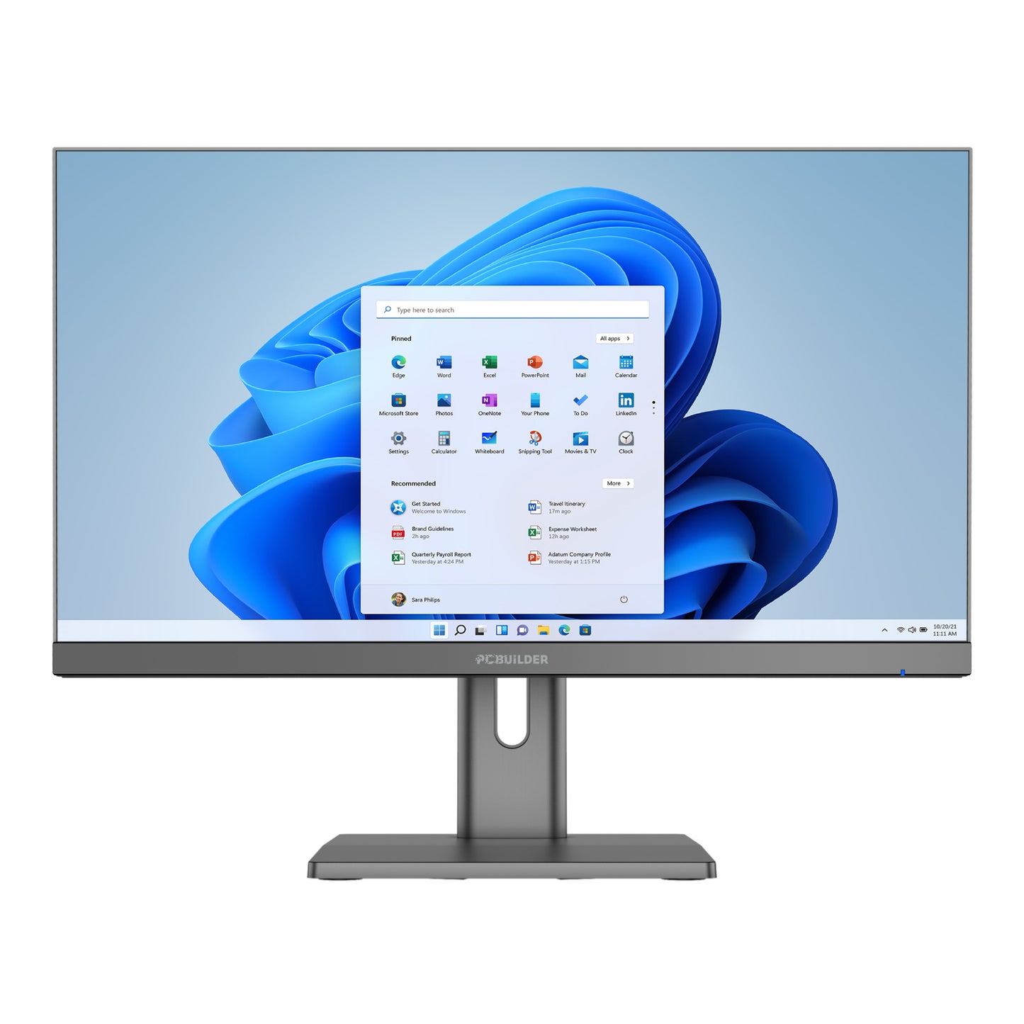Pcbuilder Fusion 24" DDR5 All-In-One Office Desktop Barebone image 2
