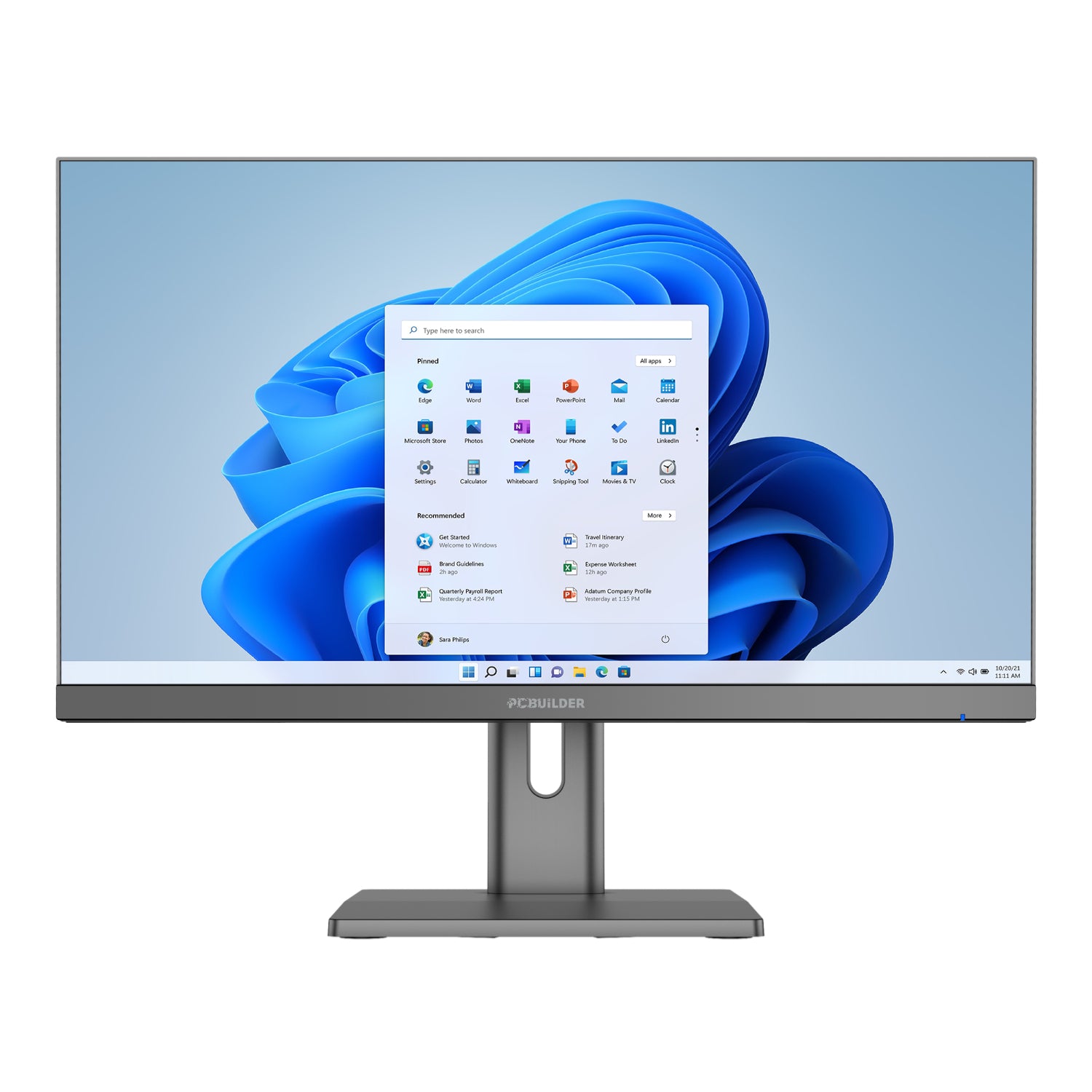 Pcbuilder Fusion 24" DDR5 All-In-One Office Desktop Barebone image 2